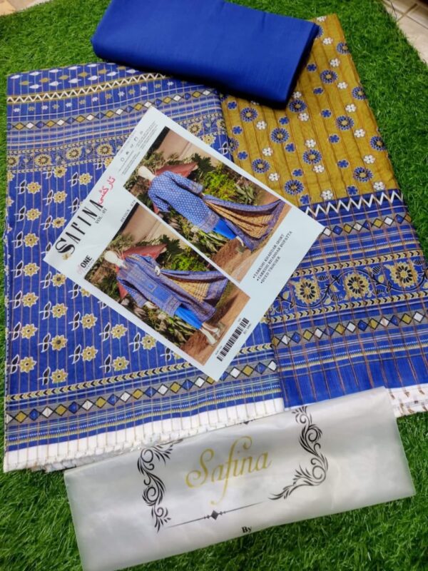 Original Safina Khaddar Zari - Image 9
